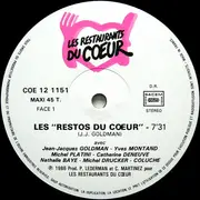 12inch Vinyl Single - Yves Montand / Michel Platini / u. a. - Les 'Restos' Du Cœur