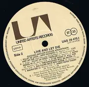 LP - Paul McCartney & Wings / George Martin / Monty Norman - Live And Let Die (Original Motion Picture Soundtrack)