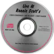 CD - Chet Baker, Chico Freeman - Live At Ronnie Scott's