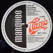 LP - Greenslade, Rory Gallagher, Status Quo... - Live At Reading Festival