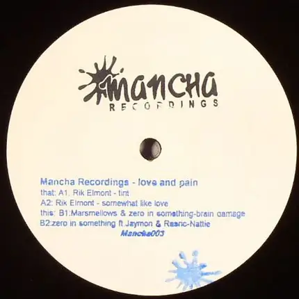 Rik Elmont, Marshmellows & zero in something, a.o. - Love And Pain