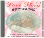 CD - Frankie Avalon, Gene Pitney, Bobby Vee, a.o. - Love Story Vol. 1