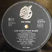 LP - Meade 'Lux' Lewis, Will Ezell, Henry Brown, etc. - Low Down Piano Blues