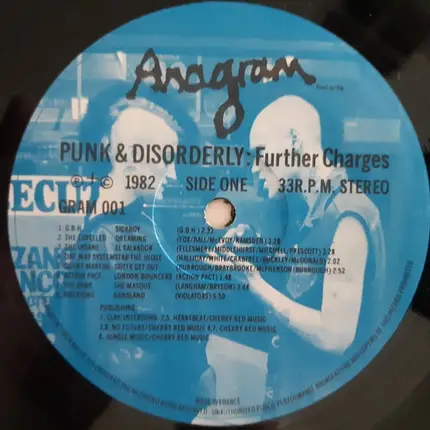 G.B.H. / The expelled / A.O - Punk And Disorderly - Further Charges