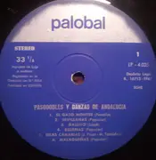 LP - Marquina; J. Fernandez - Pasodobles Y Danzas de Andalucia