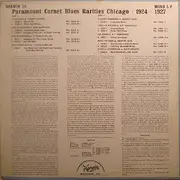 LP - Julia Davis / Tommy Ladnier / Ozie McPherson a.o. - Paramount Cornet Blues Rarities Chicago 1924-1927 - Textured Blue Sleeve