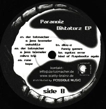 Der Totmacher, Dibu-Z, Syntax Error a.o. - Paranoiz Diktatorz EP
