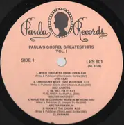 LP - Various - Paula Greatest Gospel Hits Vol. 1