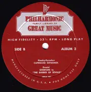 LP - Grieg / Bizet / Rimsky-Korsakov / Rossini - Philharmonic Family Library Of Great Music Album 3