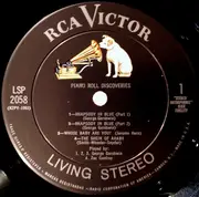 LP - George Gershwin, Zez Confrey, Fats Waller, a.o., - Piano Roll Discoveries