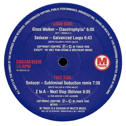 Glass Walker, Seducer a.o. - Platform 1
