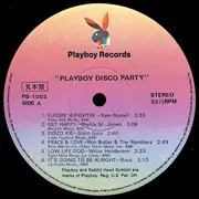 LP - Various - Playboy Disco Party - Promo, +Obi, Insert
