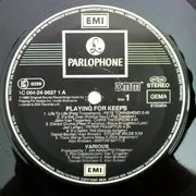 LP - Pete Townshend, Chris Thompson a.o. - Playing For Keeps (Original Motion Picture Soundtrack)