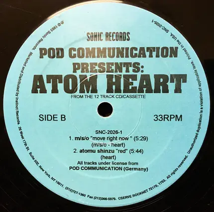 D'Ammond, Atomu Shinzo, a.o. - Pod Communication Presents: Atom Heart