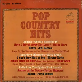 Jim Reeves - Pop Country Hits