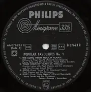 10'' - Percy Faith, Frankie Lane, Paul Weston - Popular Favourites No. 1 - Black labels