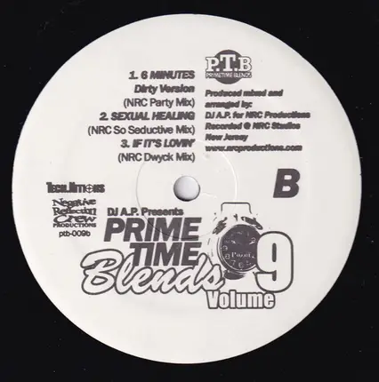 Hip Hop Sampler - Prime Timer Blends Volume 9