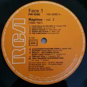 LP - Various - Ragtime 'Cake-Walks, Military Bands, Ragtime Orchestras, Coon Contests, Blues And Jazz' Volume 2 (1900-1921)