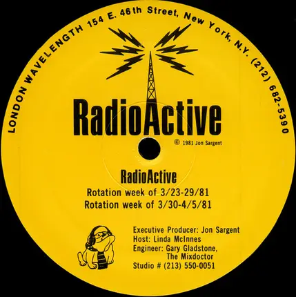 RadioActive - Rotation week 3/9-15/81 and 3/16-22/81