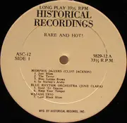 LP - Memphis Jazzers a.o. - Rare And Hot ! 1925-1930