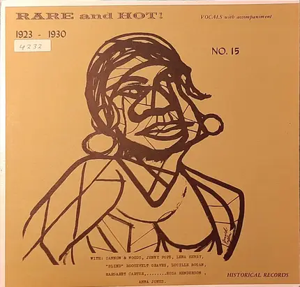 Various - Rare And Hot ! 1923-1930 Vocals With Accompaniment
