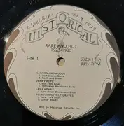 LP - Various - Rare And Hot ! 1923-1930 Vocals With Accompaniment - Mono