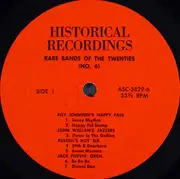 LP - Chicago Hot Five / Gulf Coast Seven  a.o. - Rare Bands Of The Twenties: Number 6 - Red cover / red labels