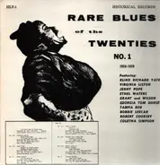 Blind richard Yates, Virginia Liston, Jenny Pope - Rare Blues Of The Twenties No. 1 (1924-1929)