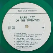 LP - Various - Rare Jazz Of The Twenties - Green Vinyl