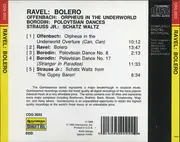 CD - Ravel / J. Strauss / Offenbach / Borodin - Bolero • Schatz Waltz • Orpheus In The Underworld • Polovtsian Danses