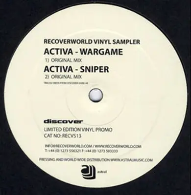 Activa, Peetu S, The Enlightment - Recoverworld Vinyl Sampler
