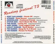 CD - Various - Reading Festival '73