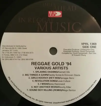 Garnett Silk, Buju Banton, a.o. - Reggae Gold 94