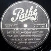 2 x 12inch Vinyl Single - Lucienne Boyer, Maurice Chevalier, a.o. - Retro 1925 - 1937SOC. SOl - Gatefold Sleeve