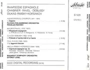 CD - Chabrier / Ravel / Debussy / Dukas / Rimsky-Korsakov a.o. - Rhapsodie Espagnole