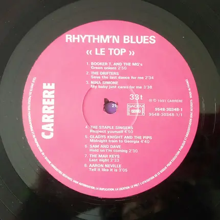 Various - Rhythm'N Blues "Le Top"