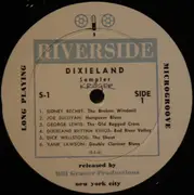 LP - Various - Riverside Dixieland Sampler - Mono