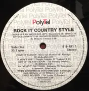 LP - Steve Earl, Restless Heart, Ricky Van Shelton, a.o. - Rock It Country Style