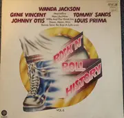 LP - Wanda Jackson, Gene Vincent, Louis Prima a.o. - Rock 'N' Roll History Vol. 6