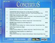CD - Tchaikovsky / Grieg / Schumann / Brahms a.o. - Romantic Piano Concertos