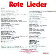LP - Various - Rote Lieder ´70-´76