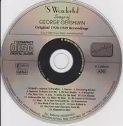 CD - Cliff Edwards, JUDY garland, Mabel 33 - 'S Wonderful - Songs Of George Gershwin - Mono