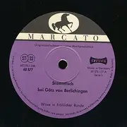 10'' - Otto Höpfner / Willy Millowitsch / Guido Baumann a.o. - Stammtisch - Bei Götz Von Berlichingen