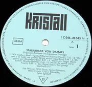 LP - Ilse Werner, Willi Forst, a.o. - Starparade Von Damals - Originalaufnahmen Unvergessener Schlager