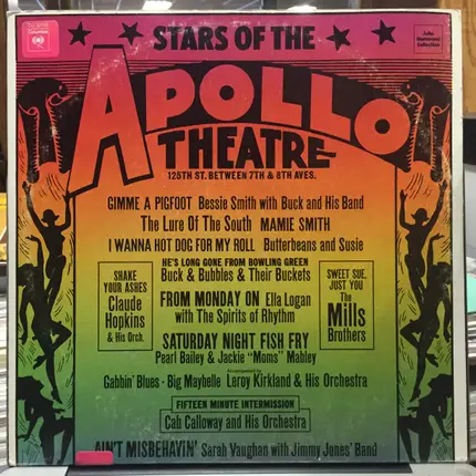 Bessie Smith with Buck and His Band, Mamie Smith, Butterbeans and Susie a.o. - Stars Of The Apollo Theatre