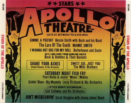 Bessie Smith & Buck & His Band, Mamie Smith - Stars Of The Apollo Theatre