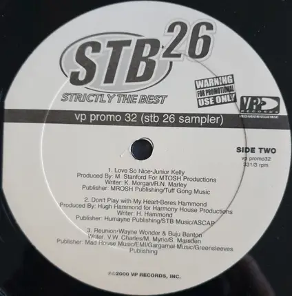 Capleton, Junior Kelly, Buju Banton a.o. - Strictly The Best 25 & 26 Sampler