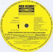 LP - Carlo Brunner / Alpen Tiroler a.o. - Super Starparade Der Volkstümlichen Musik