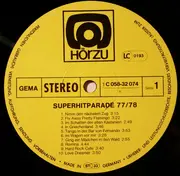 LP - Howard Carpendale, Peggy March, Marion Maerz - Superhitparade 77/78
