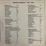 CD - Various - Swing in Europa Vol.1